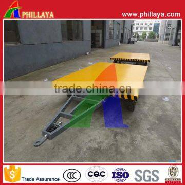 3 Axles Drawbar Double Tow Truck Interlink Trailers on Hot Sale photo-4