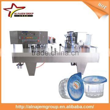 Hot sale water cup filling sealing equipment