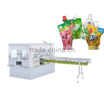 Automatic Juice Spout Pouch Filling Machine Mineral Water Premade Pouch Filling Sealing Machine