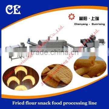 CE fried snacks processing line Frying Flour Snack Food Processing Line