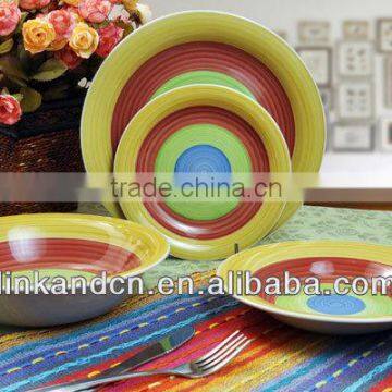 KC-00177/ceramic round dinner set/porcelian dinner set