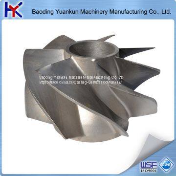 precision casting pump parts steel impeller