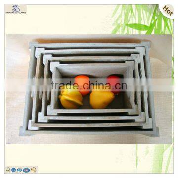 Photo Printed Pattern Set Wooden Egg Shipping Crate photo-4