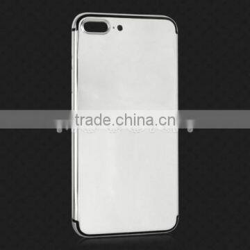 New Gold/rose Gold/platinum Back Cover for IPhone 7 Plus Mirror Gold Housing photo-3