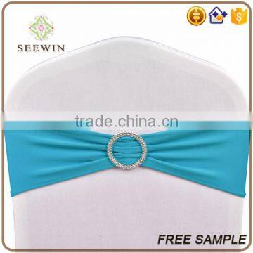 Plaid Colorful Ruffle Chair Sash Band With Plastic Buckle Set photo-5