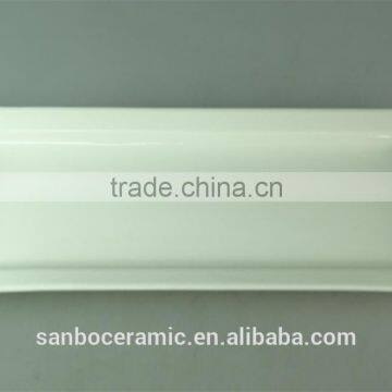 Low Price Dinner Plate, White Porcelain Dinner Rectangle Plate for Wholesale in Stock photo-2