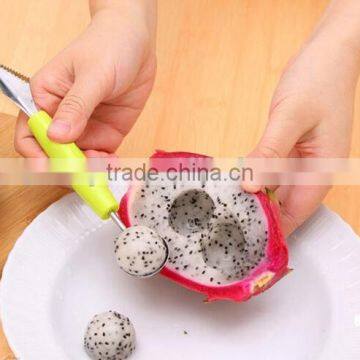 Wholesale Stock Dual Purpose Stainless Steel Wave Dig Flesh Knife photo-4