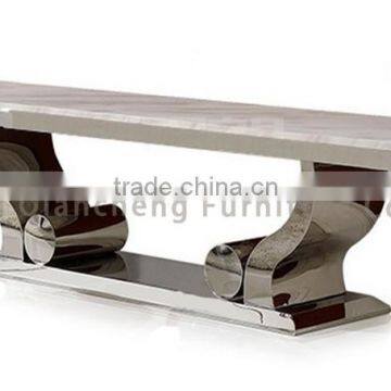 Stainless Steel Marble Top tv Stand photo-4