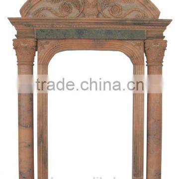 Hand carving marble carved door surround