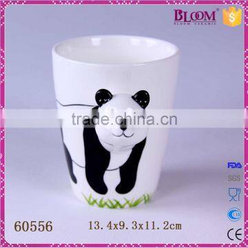 Panda Desgin Custom White Ceramic Mug Factory photo-2