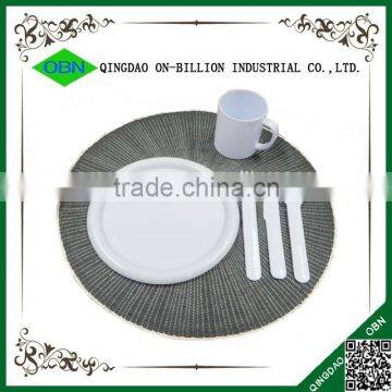 Cheap table decoration paper coaster mats