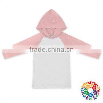 Breathable Red White Raglan Sweatshirts Pullover Kids Clothes photo-5