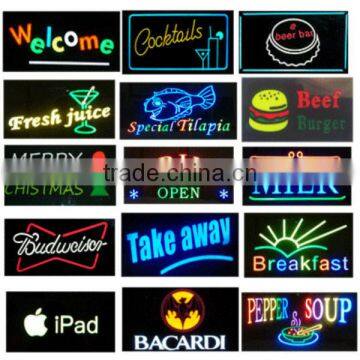 open sign! flash led sign,full color change ,remote contro sign board samples for anywhere make a prompt