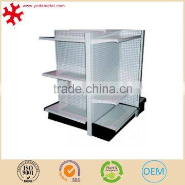 OEM store fixtures floor standing metal supermarket shelf gondola