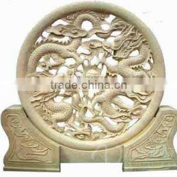 alibaba china supplier decoration stone carving chinese dragon marble relief sculpture