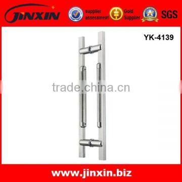 Simple luxury double glass door door kitchen cabinets handle