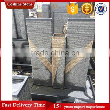 Home Used Abstract Outdoor Granite Stone Water Fountains photo-4