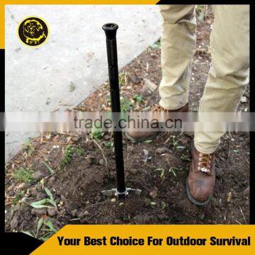 Hi-carbon Steel Stainless Outdoor Camping&Hiking Folding Survival Shovel With Firestarter&Bottleopener&Whistle photo-4