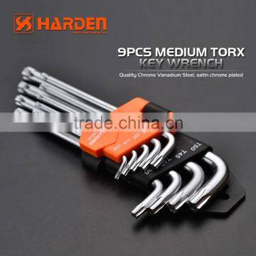 Professional Heat Treat 9PCS Medium Torx Key Wrench photo-2