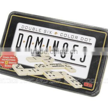 double 6 dominoes,game product,domino playing set