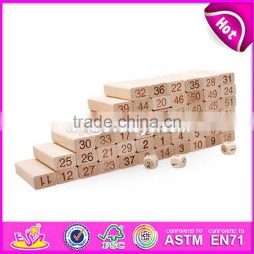 New Design 51 Pcs Educational Wooden Kids Building Toys W13D149 photo-3