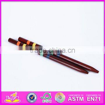 2016 веселая деревянная игра в крокет для 6 детей для активного отдыха на открытом воздухе и игры в саду W01A170 photo-3