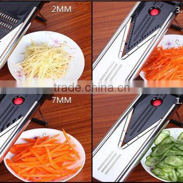 The Mandoline Slicer Vegetable Cutter Stainless Steel Kitchen Grater Chopper Blade photo-6