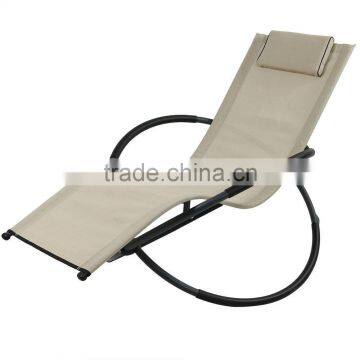 Factory supply the customized tan zero gravity chair lounge chair for relax for hot sale