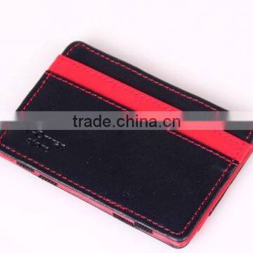 PU Leather Elastic Trick Fold Wallet Magic Money Clip photo-4
