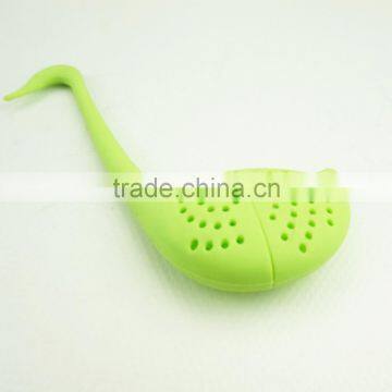16050 Hot Selling Goose Shape Silicone Tea Strainer photo-6