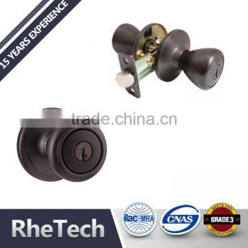 factory price 607 full functional furniture tubular ball security knob door lock