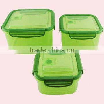 Silicone Edge Square Plastic Container With Lid photo-4