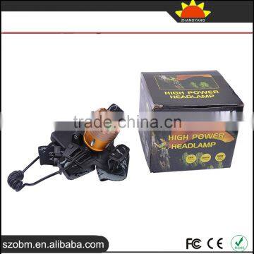High Quality Headlamp XML-T6 LED Powerful 2000 Lumens Zoomable LED Headlamp photo-5