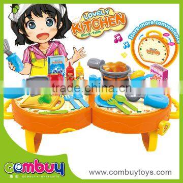 Hot sale plastic kitchen toy play kids cooking games