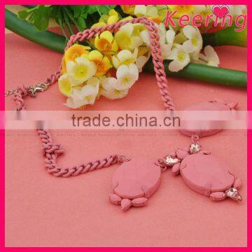 Cheap Wholesale Gift Jewelry Chunky Bead Necklace For Girls WNK-220