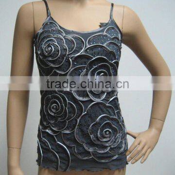 2014 NEW style with embroider sun-top