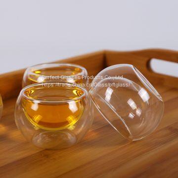 Mini Glass Cup for Coffee and Tea Kungfu Tea Cup Glass Wine Cup Wholesale Glass Cup for Resturant and Hotel photo-2