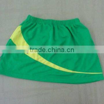 Cotton netball skorts Performance fashion sports skorts