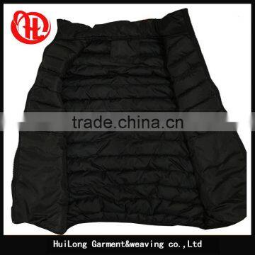 Outdoor Jacket Winter Black Sleeveless Jacket Men Vest in Stock photo-3