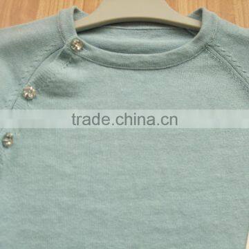 Side String Tied Cardigan Sweater Designs for Baby (BKN5614) photo-4