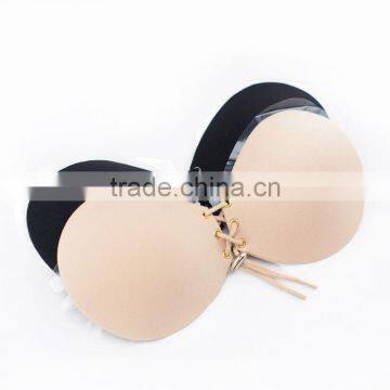 New design fashionable ladies hot sexy braza adhesive bra