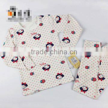 2017 Spring Cute Cartoon Printing Baby Pajamas Set Pure Cotton New Design Kids Underwear Long Sleeves photo-4