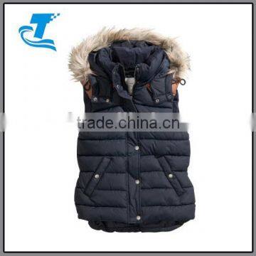 New Women Winter Jacket With Hoody Vest Soft Padding