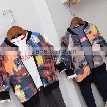 YE5215 Children Clothing Autumn 2017 Fashion Sport Kids Boys Coats photo-2