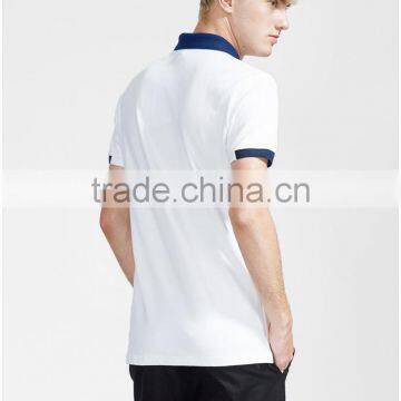 Classic Plain White Short Sleeve Cheap Polo Shirt photo-3
