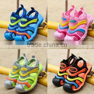 zm40145b fancy wholesale soft sole footwear protective sandals for baby kids