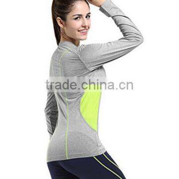 New Design Red Color Long Sleeve Dri Fit t Shirt for Sports Wear photo-2