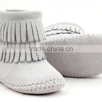Baby Suede Leather New Style Girls Ballet Shoes Unique Boys Shoes photo-6