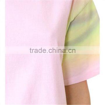 2017 OEM Slouchy Faded Tie-dye Ribbed Neckline Shirt Womens photo-5