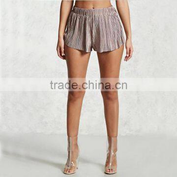Hot 18 Girls Japanese Girl Sexy Shorts Satin Accordion Pleated Board Shorts photo-2